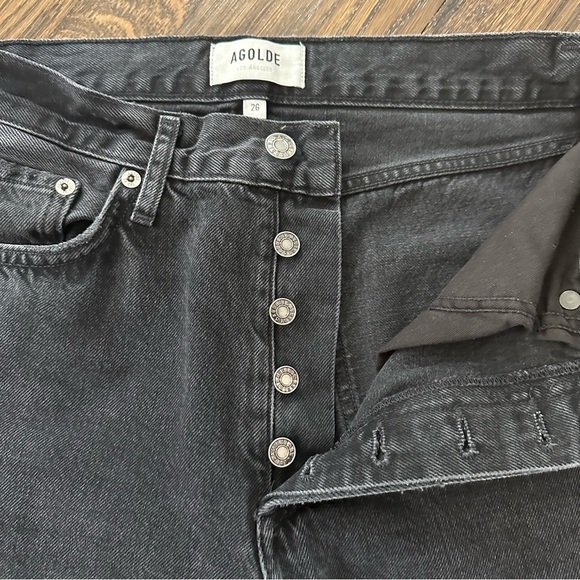 Agolde lana black crop jeans - Picture 3 of 12